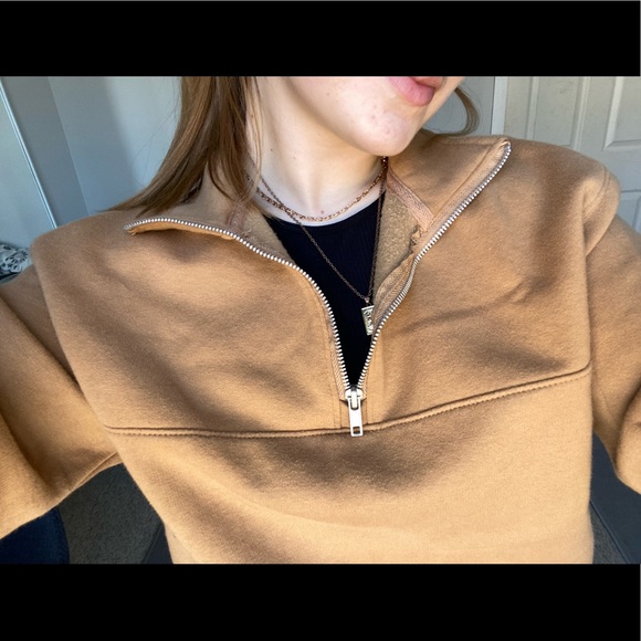 Brown H&M Half Zip - Picture 8 of 9